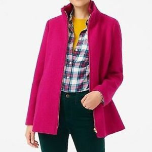 J Crew pink peacoat